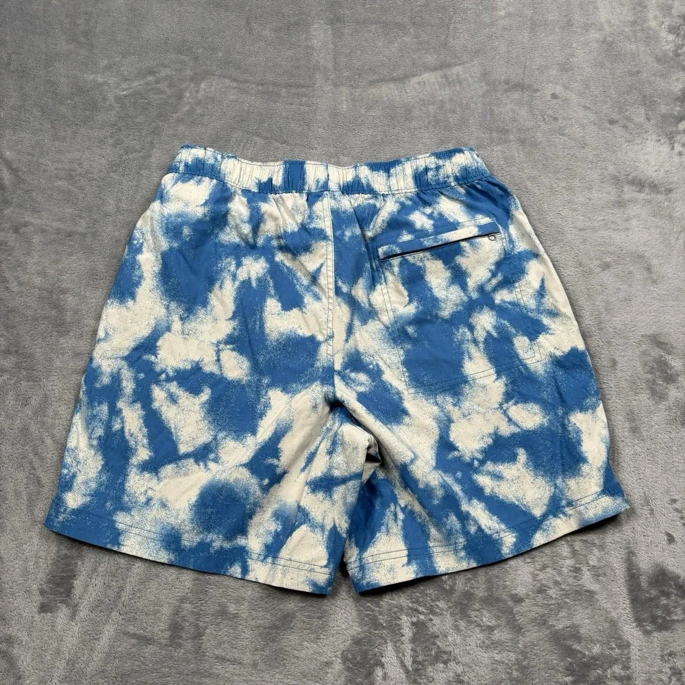 The North Face Printed Class V Pull-On Shorts Blue White H4291 Men's Size Small